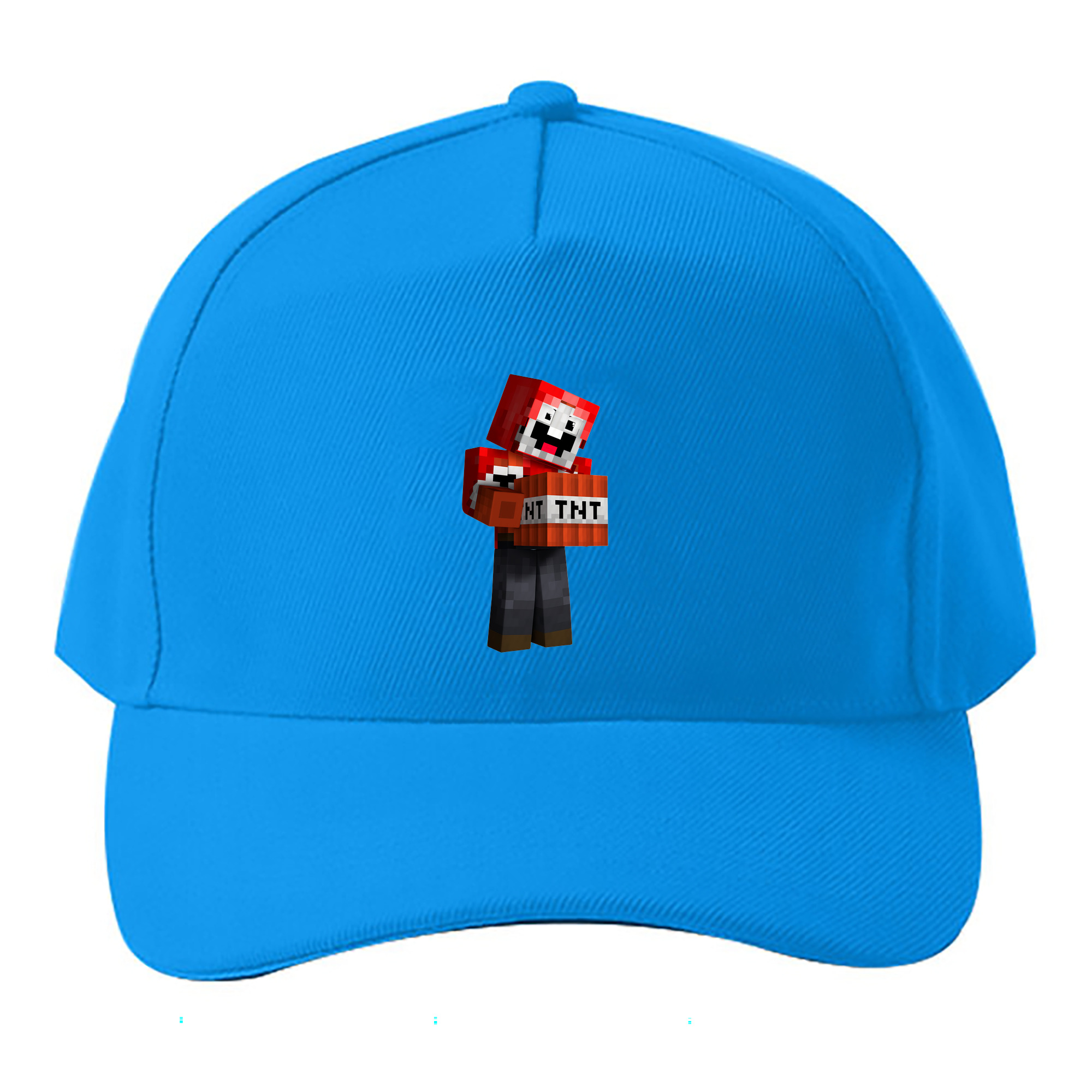 （画像用） マインクラフト ブロックの世界 Minecraft MC Block world ベースボールキャップ 綿100％ 男女兼用 帽子 スポーツ
